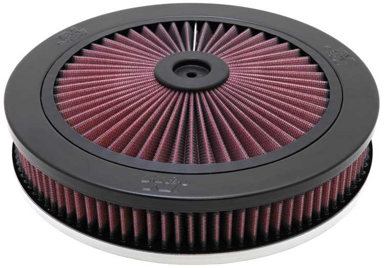 Close-up of K&N XStream Air Flow Top Filter showing design