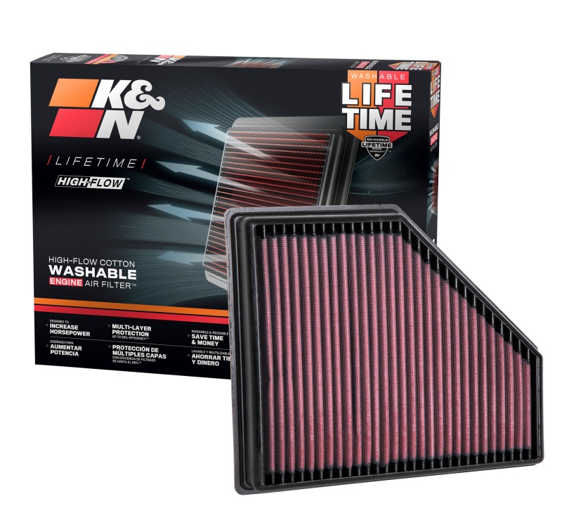 K&N Filters 33-3136 High-Flow Air Filter - Image 5
