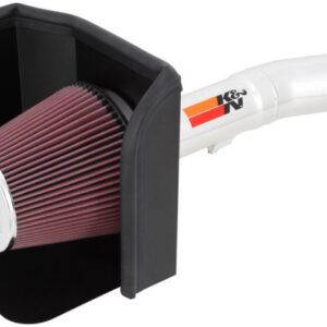 K&N Filters 77-9037KP cold air intake system with aluminum intake tube