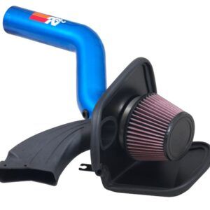 K&N 69-3539TB Typhoon air intake system with blue powder-coat finish