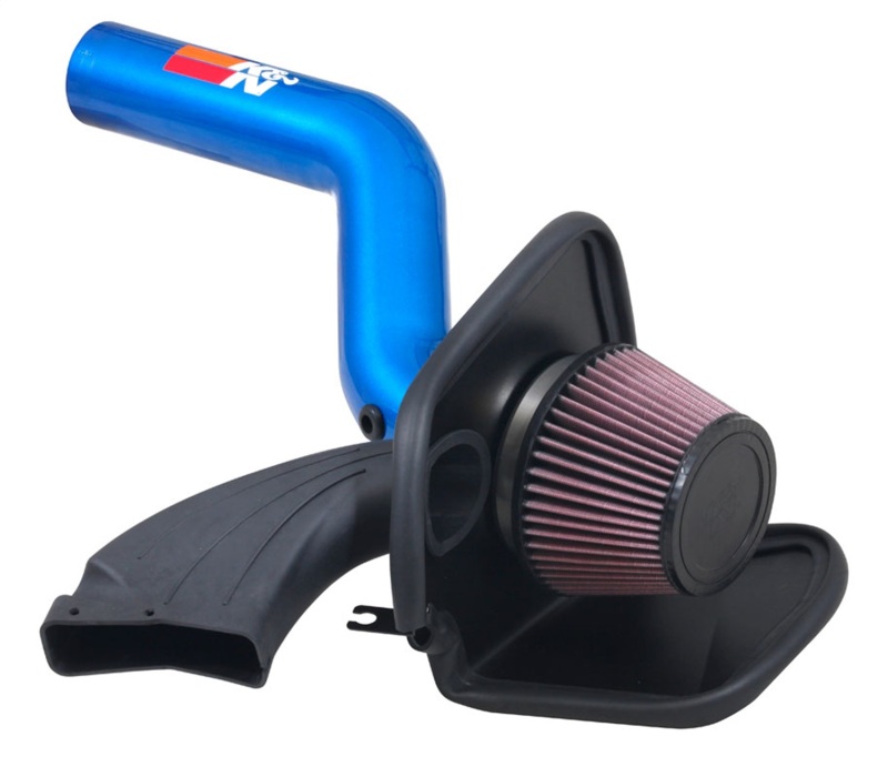 K&N 69-3539TB Typhoon air intake system with blue powder-coat finish