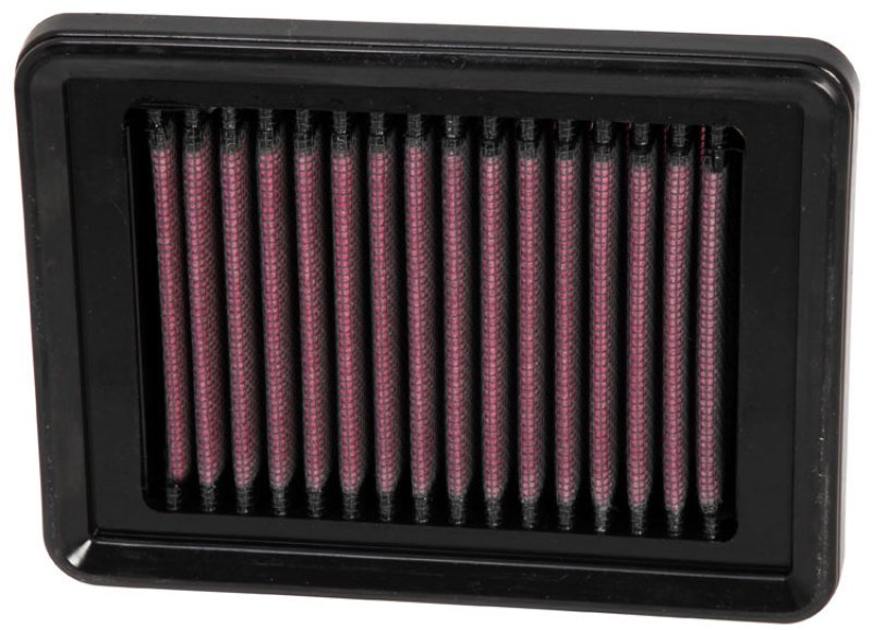 Close-up of K&N YA-5008 air filter showing premium oiled cotton gauze