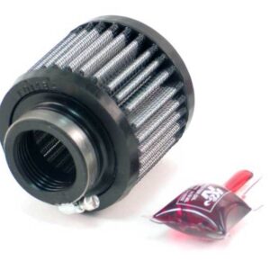 K&N Filters 62-1430 crankcase vent filter with black rubber top