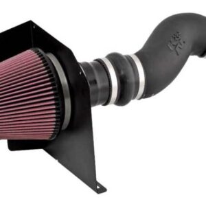 K&N 57-3067 air intake system installed on a Chevy truck