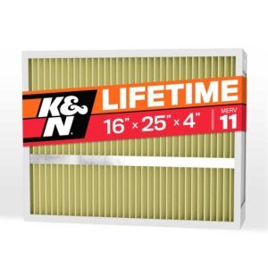 K&N HVC-41625 washable air filter with MERV 11 rating