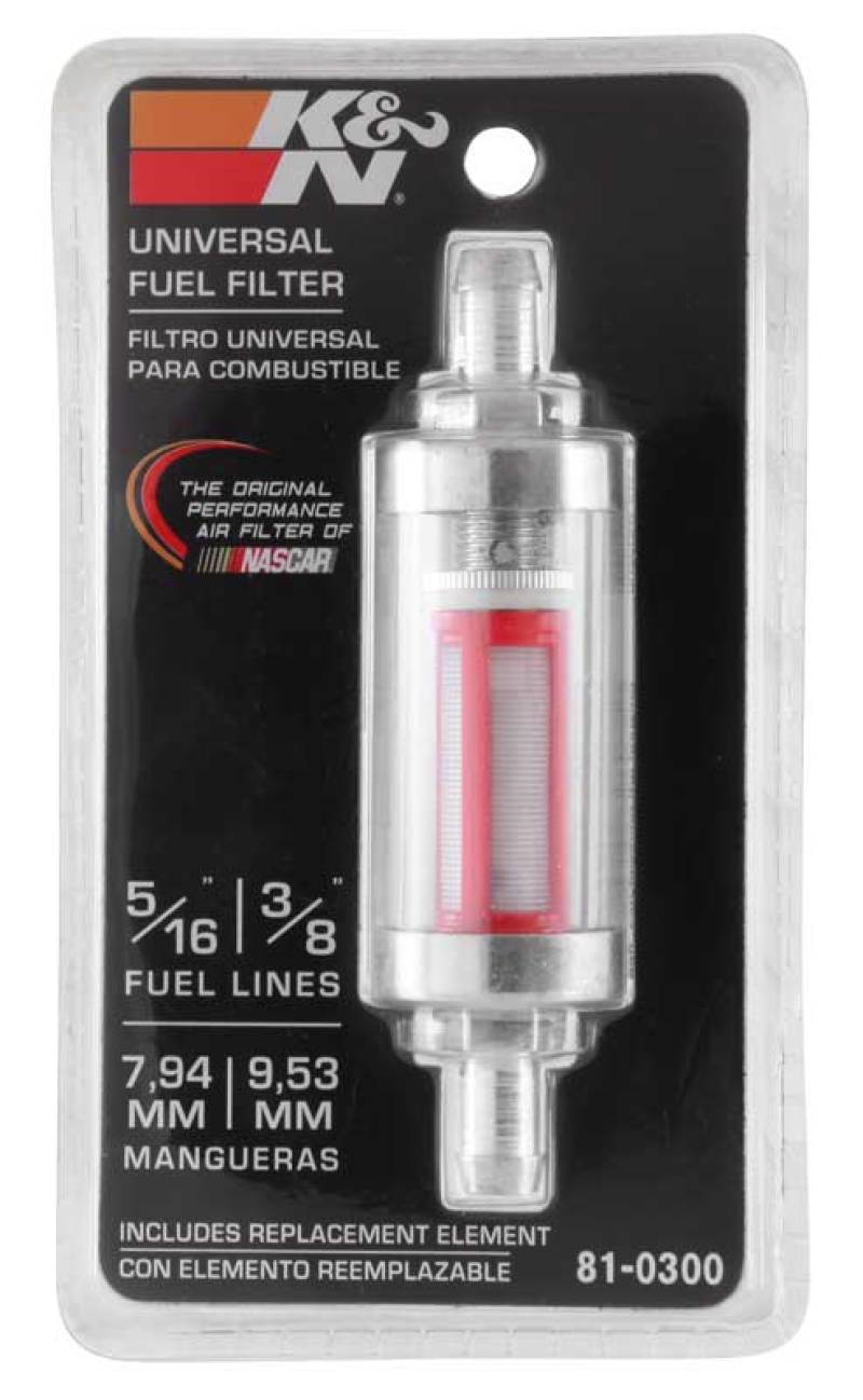K&N Filters 81-0300 installed for fuel system maintenance