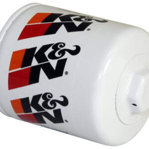 K&N HP-1007 premium oil filter with pleated synthetic-blend media