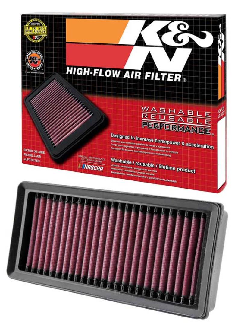 Washable and reusable motorcycle air filter K&N BM-1611