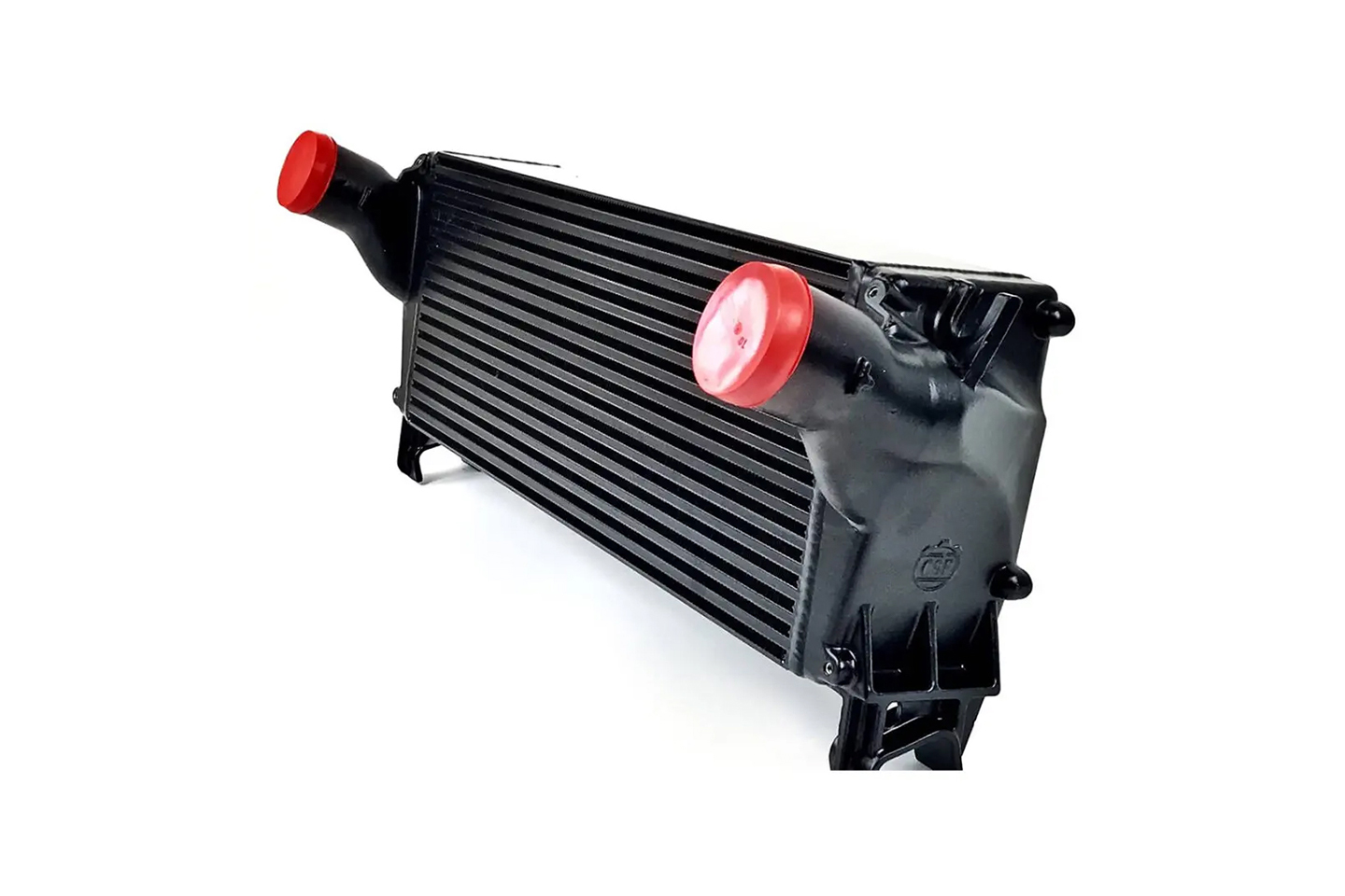 CSF 6076 intercooler installed in a forced induction system