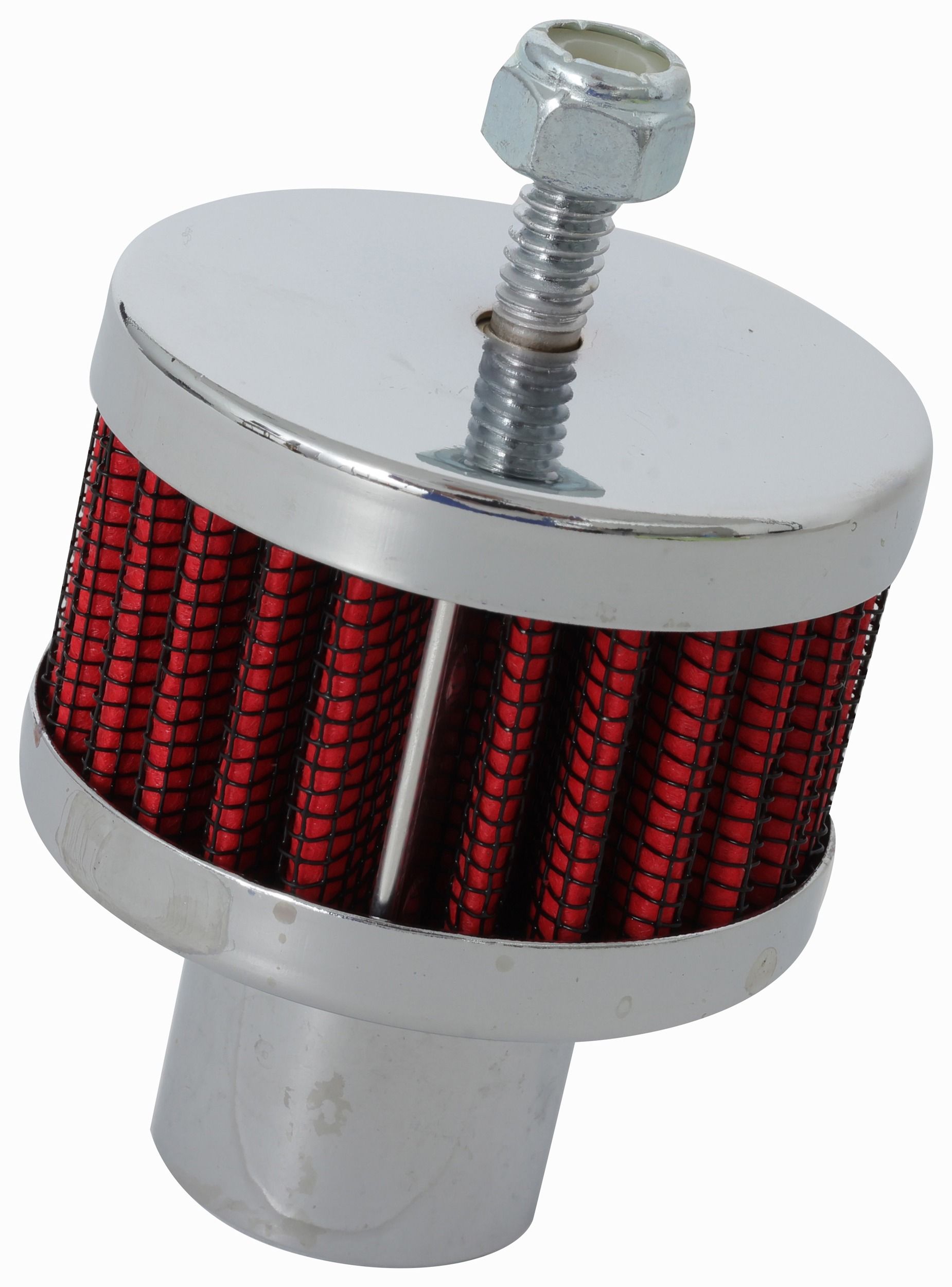 K&N Filters 62-1130 crankcase vent filter with chrome-plated steel