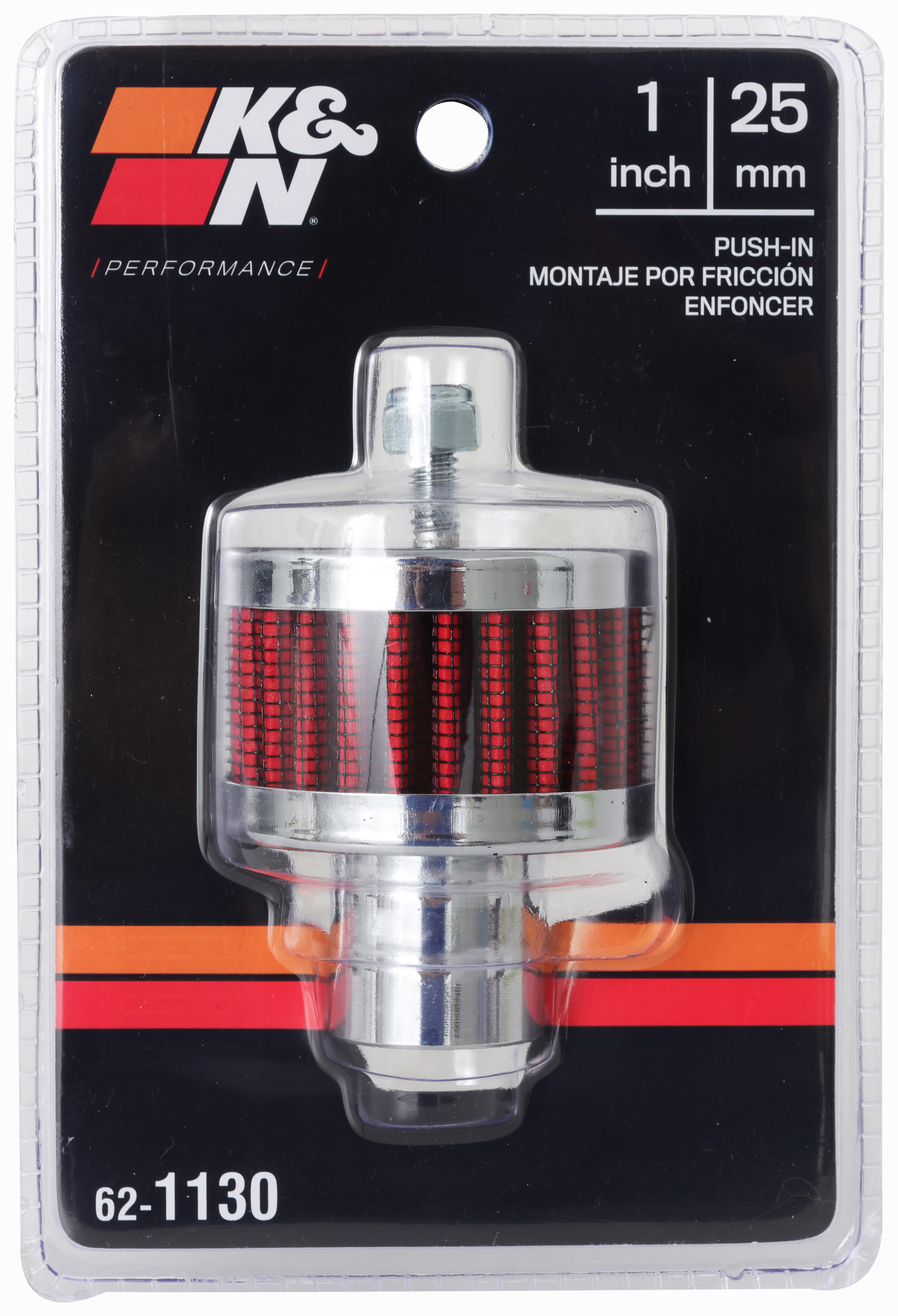 K&N crankcase vent filter with included air filter oil
