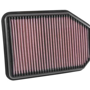 K&N 33-5023 High-Flow Air Filter with layered cotton media