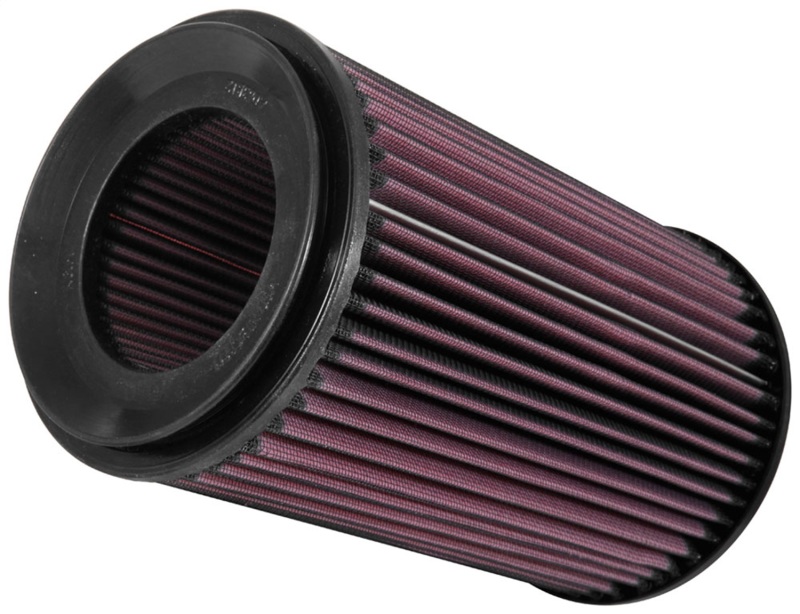 K&N E-0645 air filter showcasing its oiled cotton media design
