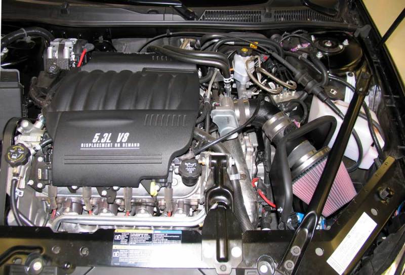 K&N Filters 63-3059 Air Intake System with custom heat shield