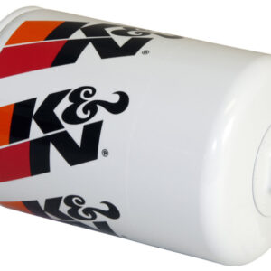 K&N Filters HP-3001 premium oil filter with pleated synthetic-blend media