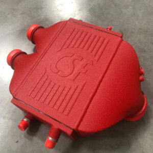 CSF 8082CR Top Mount Charge-Air-Cooler in Crinkle Red