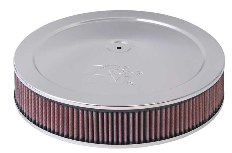 Close-up of K&N Filters 60-1400 air cleaner top plate