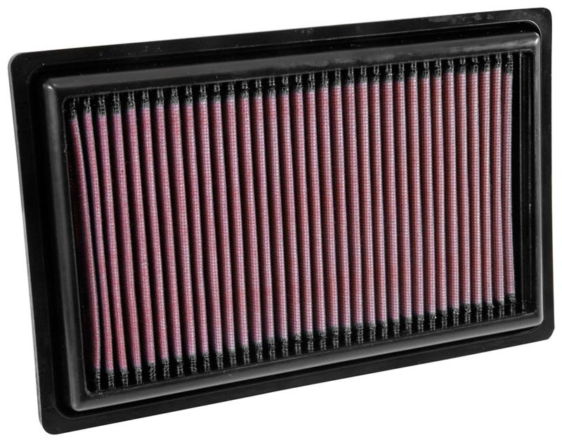Close-up of K&N 33-3034 air filter design