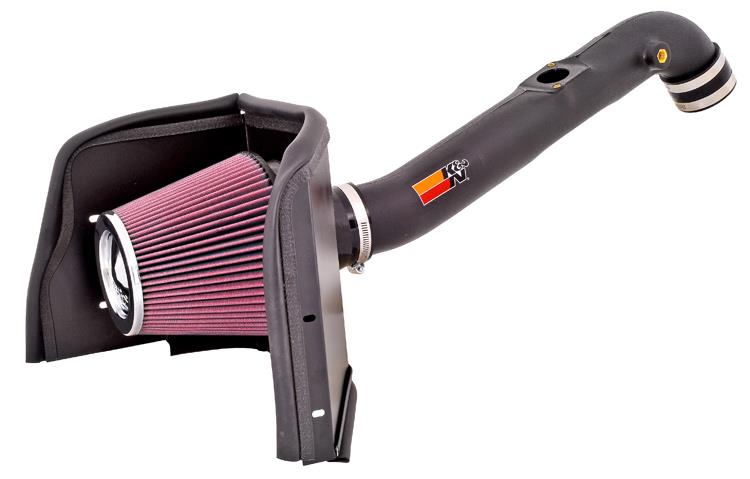 Custom heat shield included with K&N Filters 63-9026