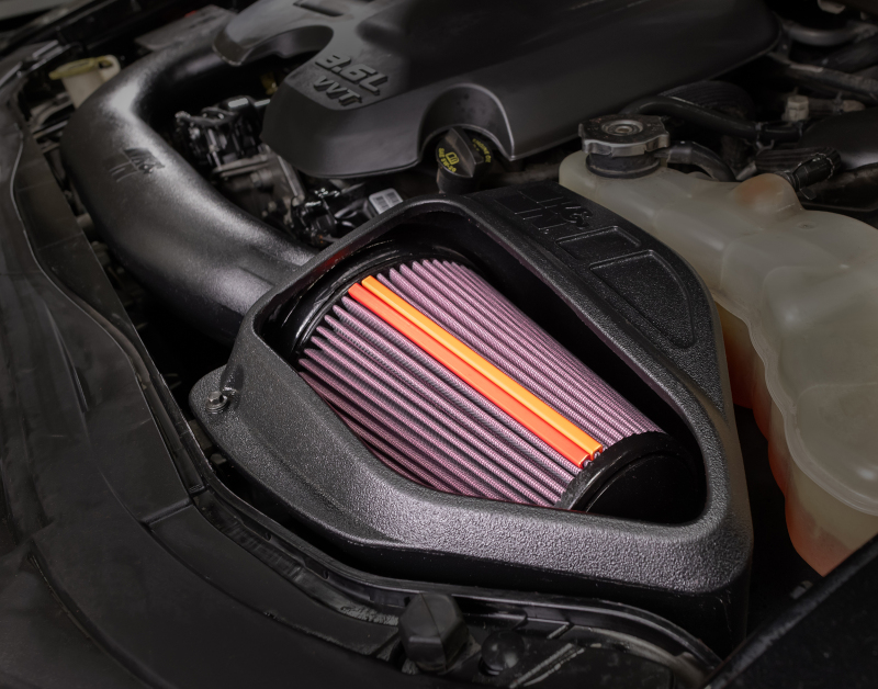 Installation of K&N cold air intake system in Dodge Charger