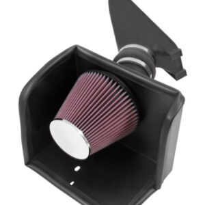 K&N Filters 57-9025 air intake system with high-density polyethylene tube