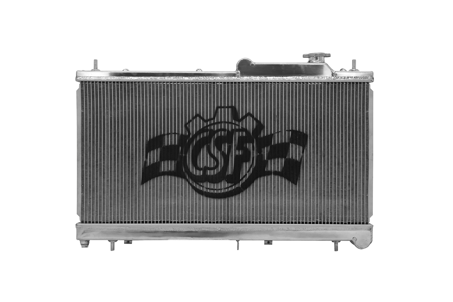 High-Performance CSF radiator with multi louvered fins