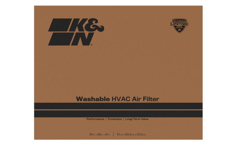MERV 8 rated K&N HVAC Filter