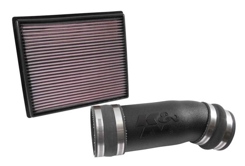 K&N Filters 57-9036 air intake system with high-flow air filter