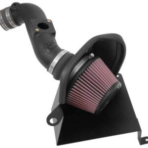 K&N Filters 63-3517 air intake system with high-density polyethylene tube