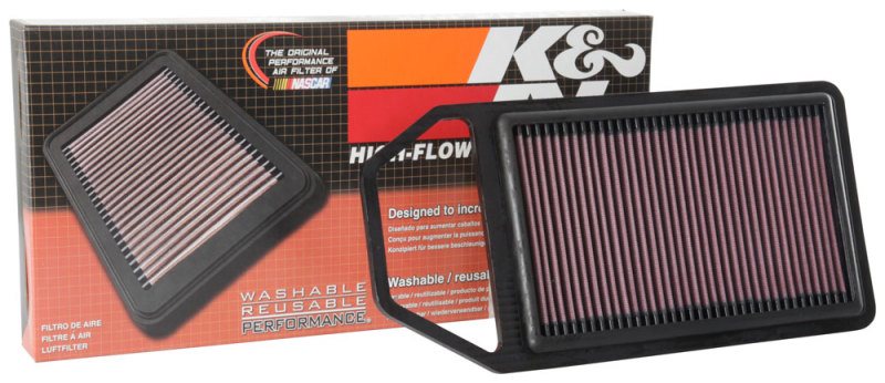 K&N 33-3114 High-Flow Air Filter - Washable & Reusable - Image 6