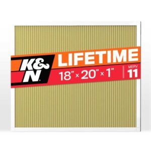K&N HVC-11820 Washable Air Filter with MERV 11 rating