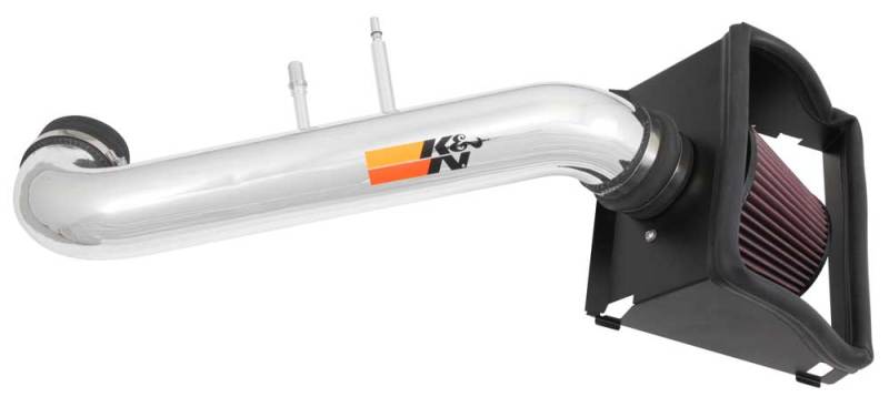 K&N Filters 77-2591KP Cold Air Intake System with aluminum intake tube