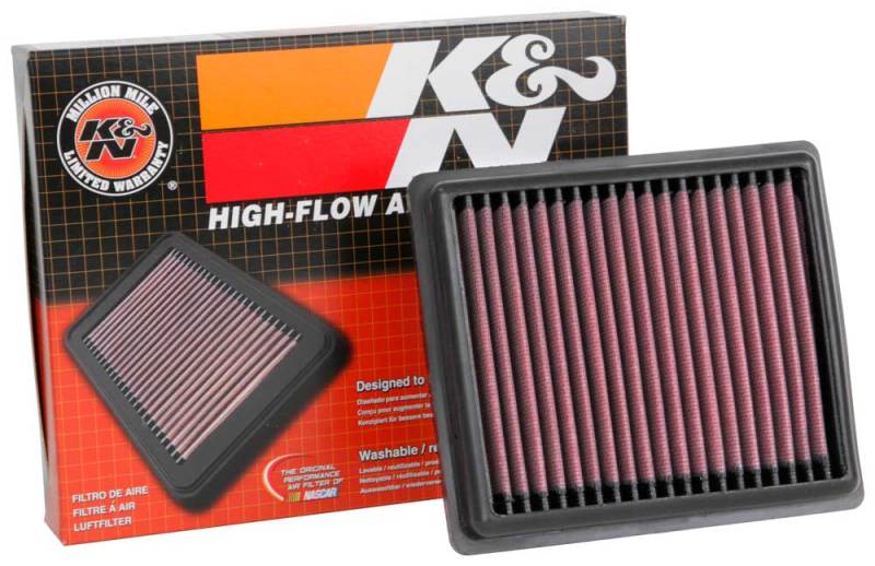 K&N PL-1219 air filter showcasing durable construction