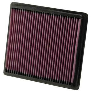 K&N 33-2373 High-Flow Air Filter with layered cotton media