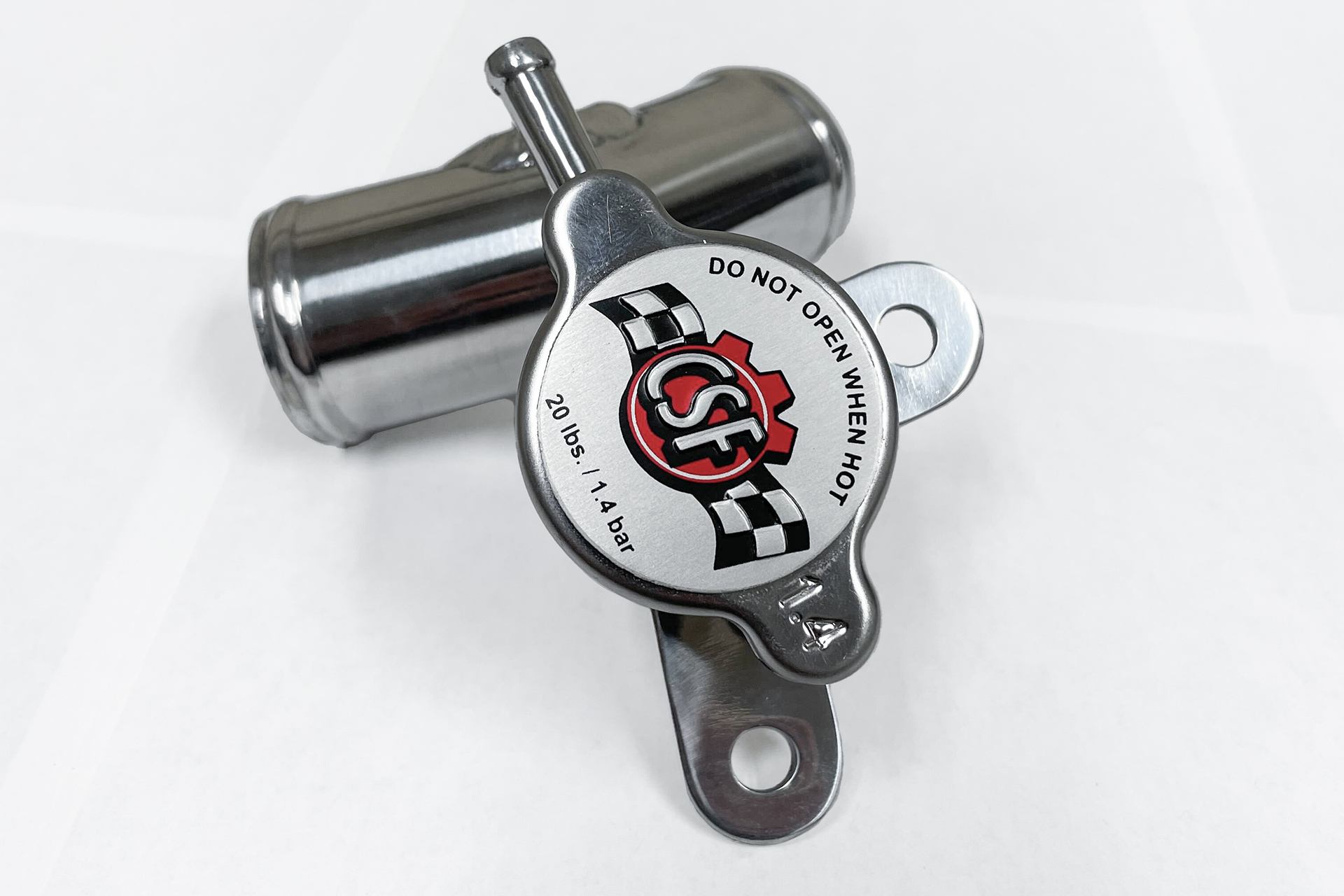 CSF 8044 aluminum auxiliary filler neck for cooling system