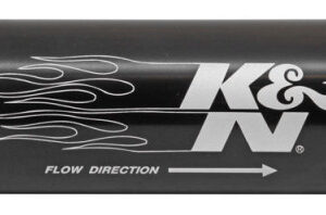 K&N Filters 81-1012 Inline Fuel/Oil Filter with anodized aluminum housing