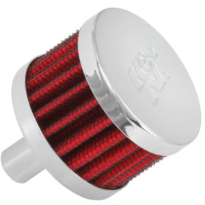 K&N Filters 62-1015 crankcase vent filter with chrome-plated top
