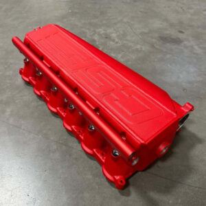CSF 8400AR Gen 2 B58 Race X Charge-Air-Cooler Manifold in anodized red