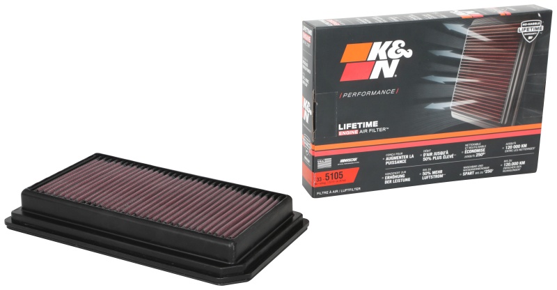 K&N 33-5105 air filter installation process