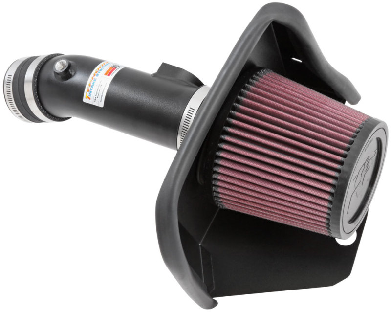 K&N Filters 69-6033TTK cold air intake system with aluminum intake tube