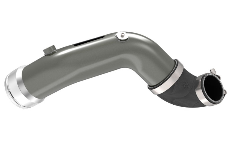 Installation view of K&N 77-1002KC charge pipe kit