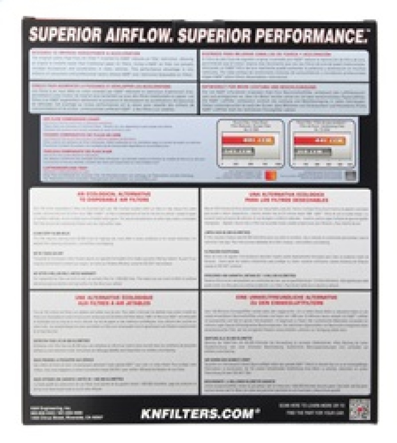 K&N 33-3026 High-Flow Air Filter for Ford Transit - Image 8