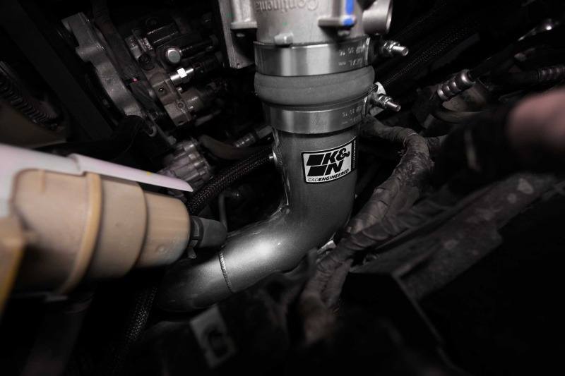 Performance enhancement with K&N 77-1004KC charge pipe kit