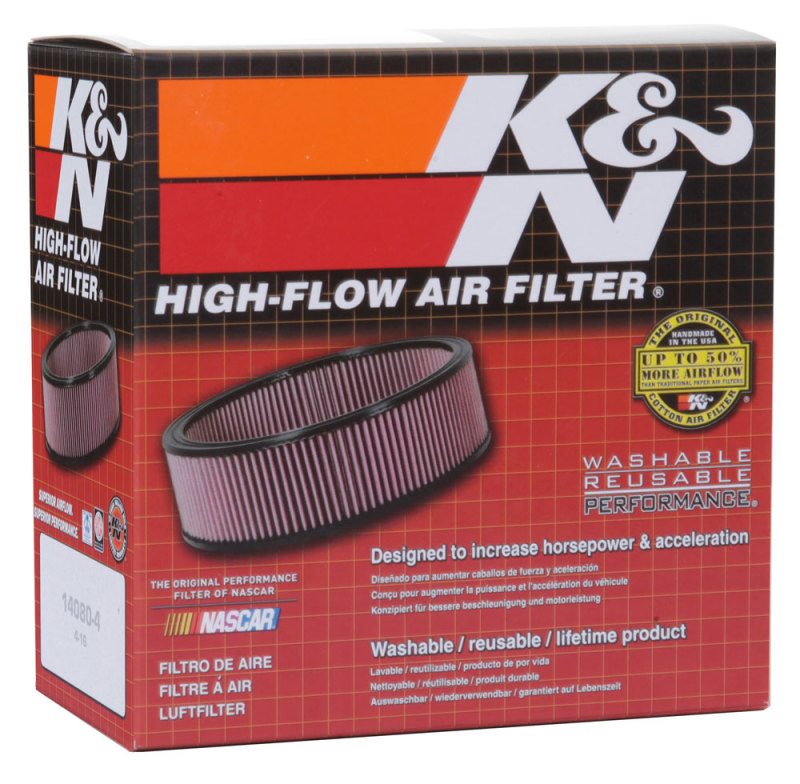 K&N E-3340 High-Flow Air Filter - Washable & Reusable - Image 4
