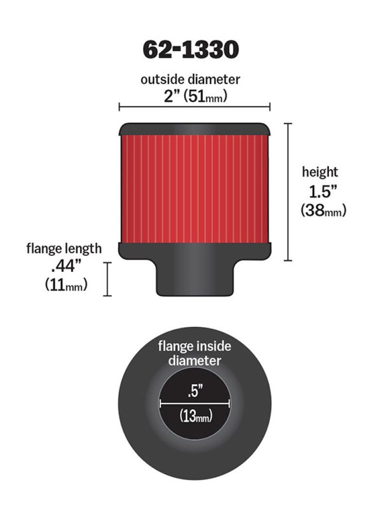K&N Filters 62-1330 Crankcase Vent Filter - Image 4