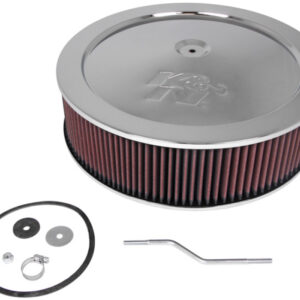 K&N 57-3014 FIPK air intake system with chrome topped air filter
