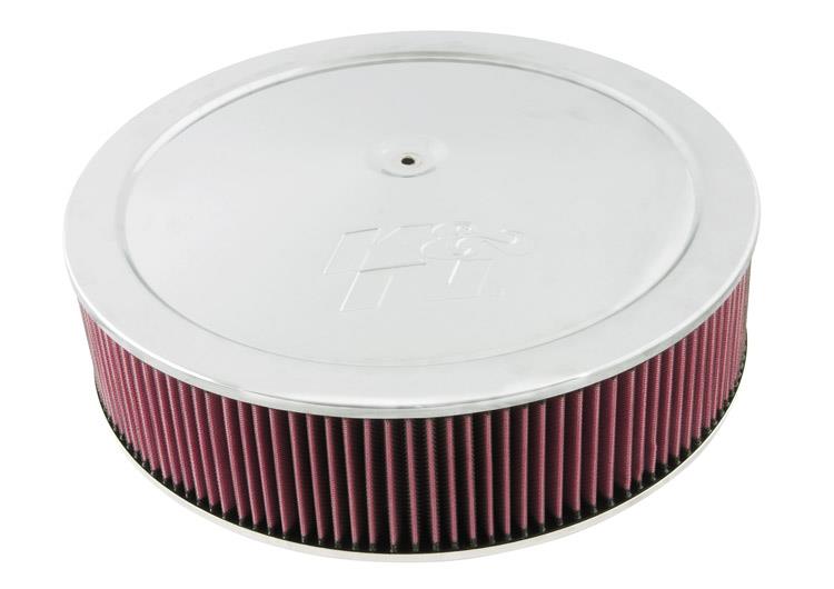 K&N Filters 60-1641 custom air cleaner assembly with base and top plate