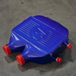CSF 8082SMB Top Mount Charge-Air-Cooler in San Marino Blue