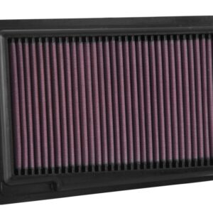 K&N 33-3087 High-Flow Air Filter - Washable and Reusable