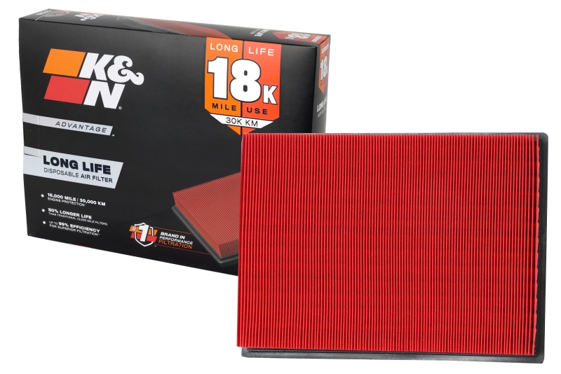 K&N KNA-2438 Air Filter with premium synthetic media